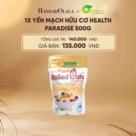  YẾN MẠCH HỮU CƠ HEALTH PARADISE 500G - E254 