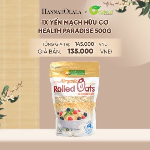  YẾN MẠCH HỮU CƠ HEALTH PARADISE 500G - A1456 