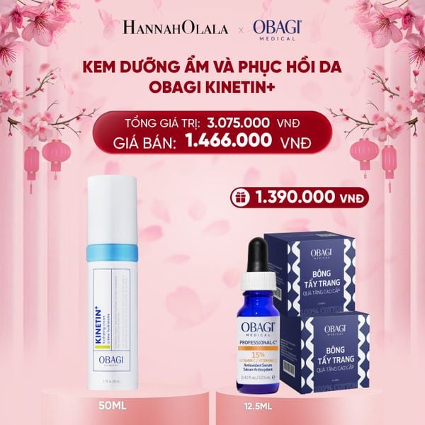  DEAL 11: KEM DƯỠNG ẨM VÀ PHỤC HỒI DA OBAGI KINETIN+ 50ML​ 