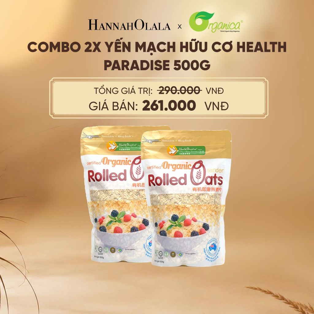  YẾN MẠCH HỮU CƠ HEALTH PARADISE 500G - E254 