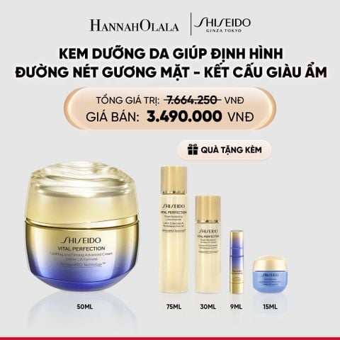  KEM DƯỠNG DA SHISEIDO VITAL PERFECTION UPLIFTING AND FIRMING ADVANCED CREAM 50ML - DEAL 11 - C9 