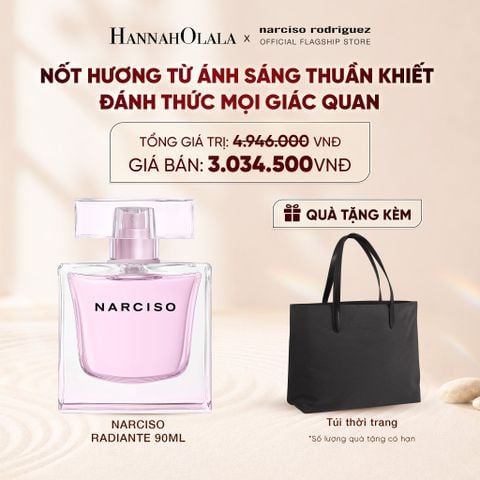  NƯỚC HOA NỮ NARCISO RODRIGUEZ NARCISO EAU DE PARFUM RADIANTE 90ML - DEAL 11 