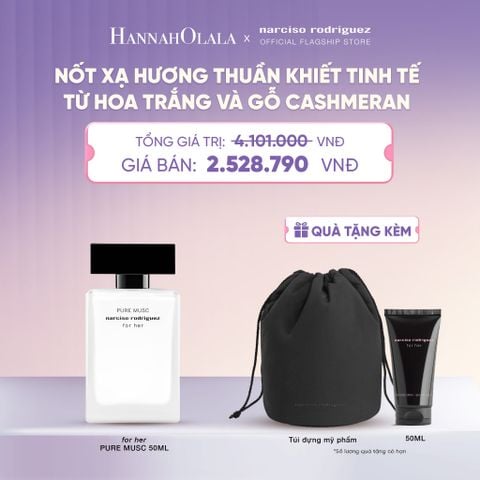 NƯỚC HOA NỮ NARCISO RODRIGUEZ PURE MUSC FOR HER EAU DE PARFUM 50ML - DEAL 11 - A1256 