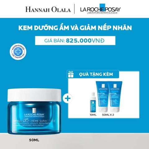  KEM DƯỠNG ẨM VÀ MỜ NẾP NHĂN LA ROCHE-POSAY HYALU B5 50ML - A03 