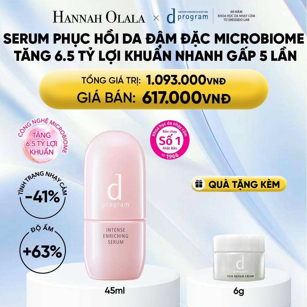  SERUM GIÚP CẢI THIỆN TÌNH TRẠNG LÃO HÓA SỚM DPROGRAM INTENSE ENRICHING SERUM 45ML - DEAL 11 