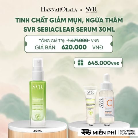  TINH CHẤT GIẢM MỤN, NGỪA THÂM VÀ MỊN DA 4 TRONG 1 SVR SEBIACLEAR SERUM 30ML - DEAL 13 - A2008 - A1330 