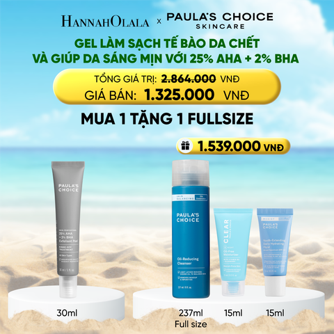  DEAL 11: TINH CHẤT THAY DA SINH HỌC GIÚP DA SÁNG MỊN SKIN PERFECTING 25% AHA + 2% BHA EXFOLIANT PEEL 30ML 