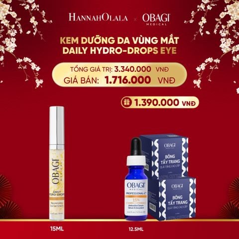  DEAL 11: KEM DƯỠNG DA VÙNG MẮT DAILY HYDRO-DROPS EYE GEL​ 15ML 