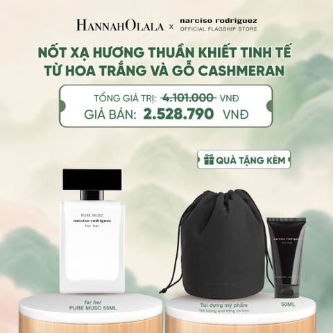  NƯỚC HOA NỮ NARCISO RODRIGUEZ PURE MUSC FOR HER EAU DE PARFUM 50ML - DEAL 11 - A1256 