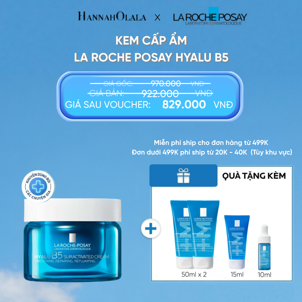  D18: FD DEAL 11: KEM DƯỠNG CẤP ẨM LA ROCHE POSAY HYALU B5 