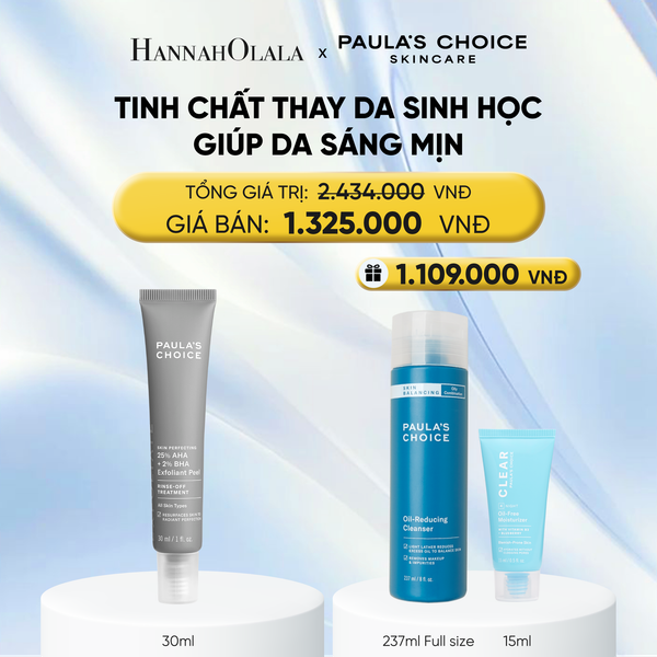  TINH CHẤT THAY DA SINH HỌC GIÚP DA SÁNG MỊN SKIN PERFECTING 25% AHA + 2% BHA EXFOLIANT PEEL 30ML - DEAL 11 - E94 