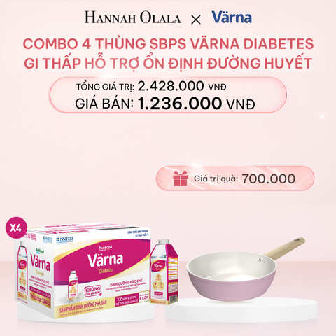  E391_DEAL 11: COMBO 4 THÙNG SỮA BỘT PHA SẴN VARNA DIABETES HỘP GIẤY (48HỘP X 237ML) 