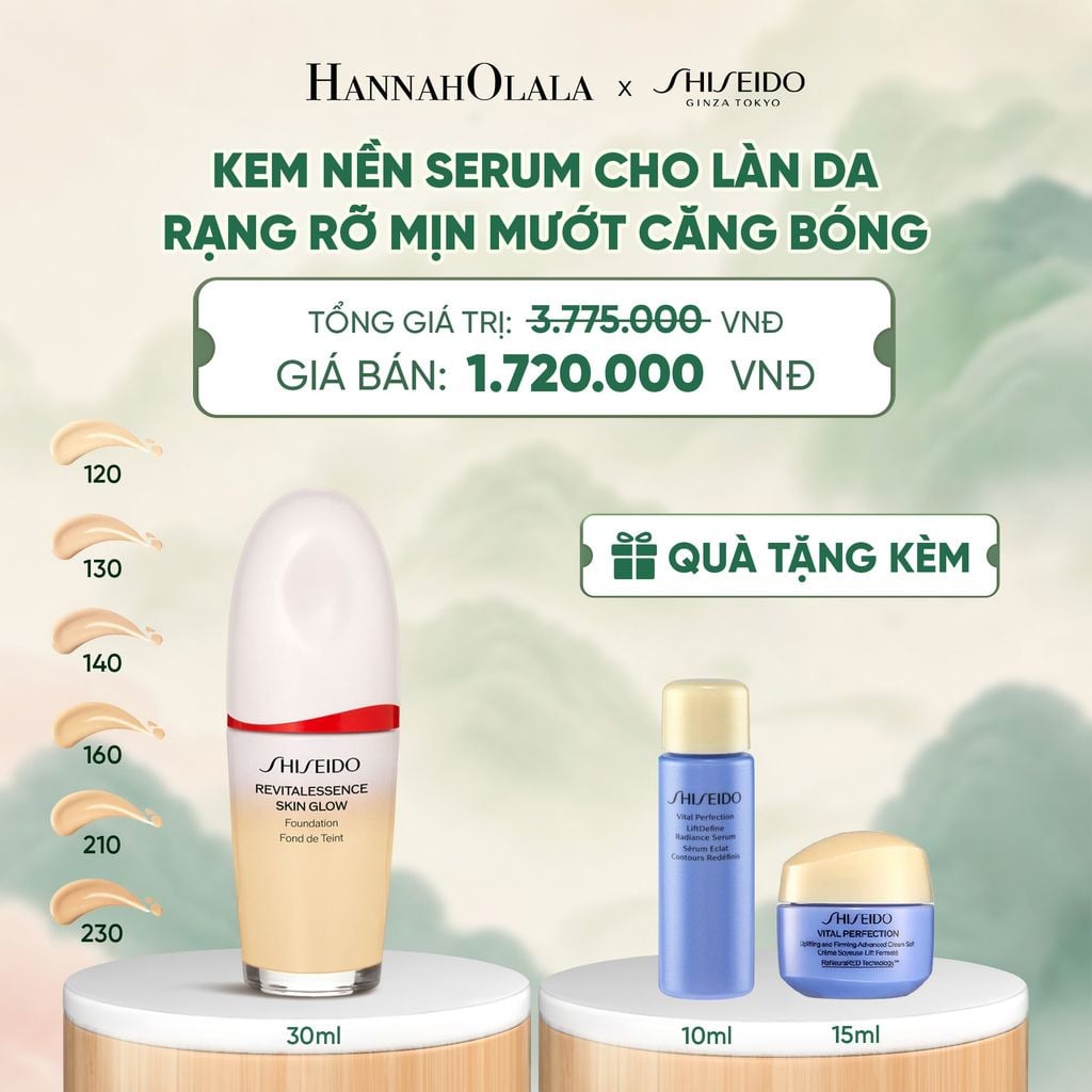  KEM NỀN REVITALESSENCE SKIN GLOW FOUNDATION 30ML - DEAL 11 - A1962 
