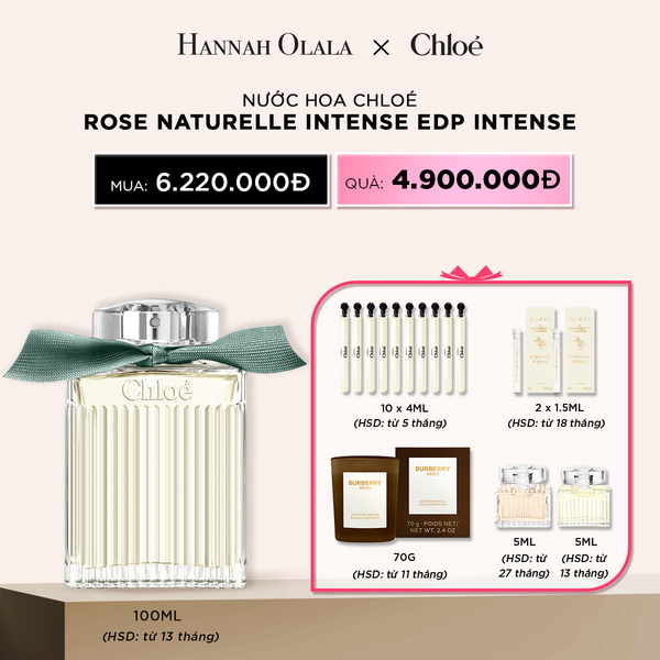  DEAL 11: NƯỚC HOA CHLOE ROSE NATURELLE INTENSE EDP INTENSE 100 ML - (HSD TỪ 13 THÁNG) 