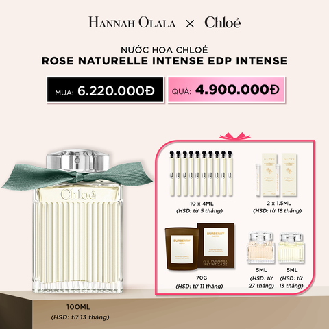  DEAL 11: NƯỚC HOA CHLOE ROSE NATURELLE INTENSE EDP INTENSE 100 ML - (HSD TỪ 13 THÁNG) 