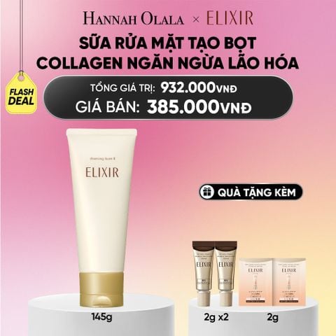  SỮA RỬA MẶT TẠO BỌT ELIXIR SUPERIEUR CLEANSING FOAM II N 145G - DEAL 11_A1650 