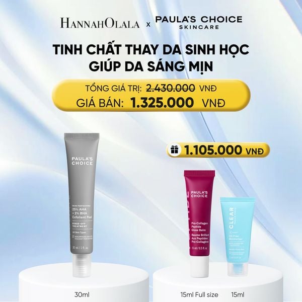  TINH CHẤT THAY DA SINH HỌC GIÚP DA SÁNG MỊN SKIN PERFECTING 25% AHA + 2% BHA EXFOLIANT PEEL 30ML - DEAL 11 - E94 