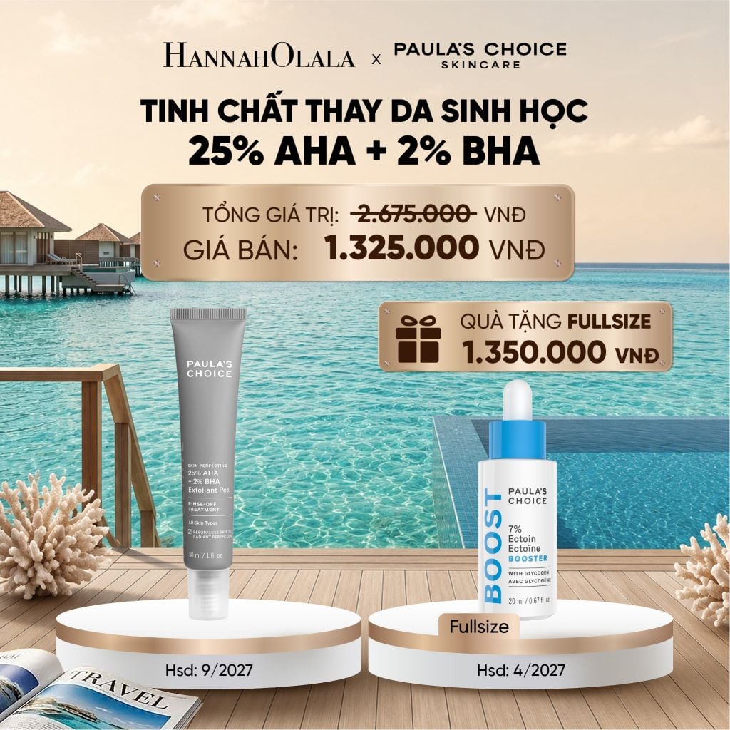  TINH CHẤT THAY DA SINH HỌC GIÚP DA SÁNG MỊN SKIN PERFECTING 25% AHA + 2% BHA EXFOLIANT PEEL 30ML - DEAL 11 