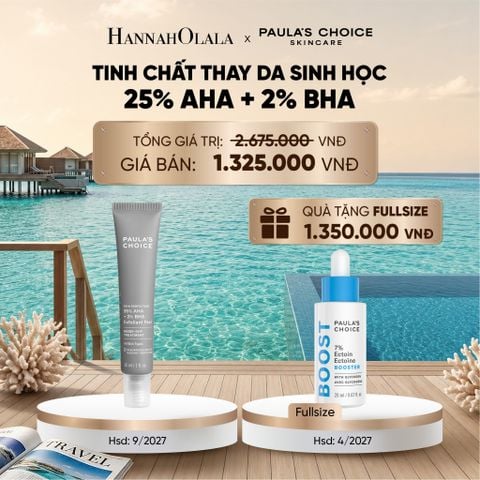  TINH CHẤT THAY DA SINH HỌC GIÚP DA SÁNG MỊN SKIN PERFECTING 25% AHA + 2% BHA EXFOLIANT PEEL 30ML - DEAL 11 