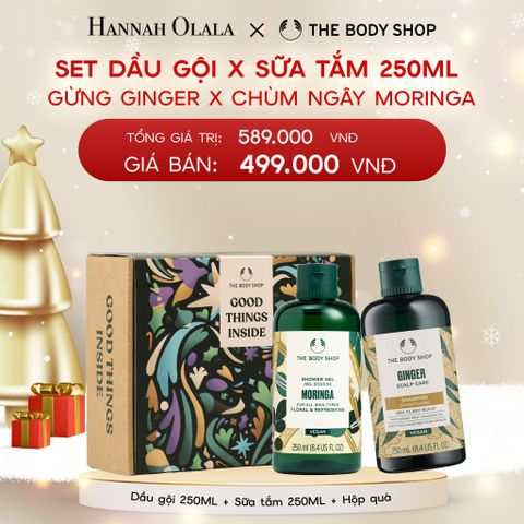  DEAL 11: COMBO DẦU GỘI GINGER 250ML & SỮA TẮM 250ML CHĂM TÓC KHOẺ DƯỠNG DA MỊN 