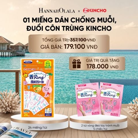  MIẾNG DÁN CHỐNG MUỖI, ĐUỔI CÔN TRÙNG KINCHO_ A1333_ D849 