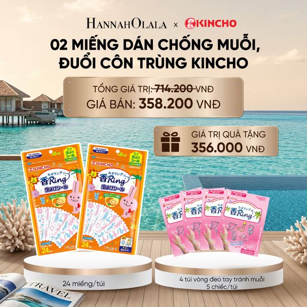 MIẾNG DÁN CHỐNG MUỖI, ĐUỔI CÔN TRÙNG KINCHO_ A1333_ D849 