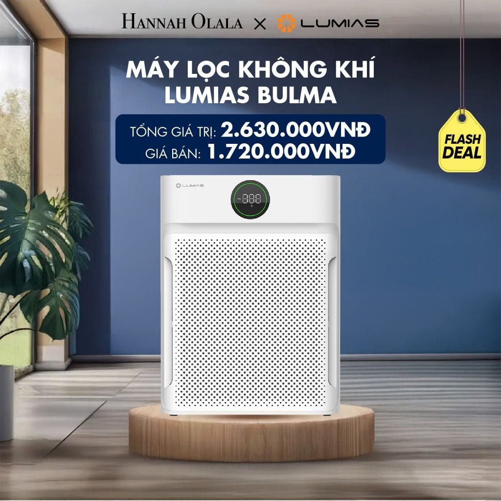  MÁY LỌC KHÔNG KHÍ LUMIAS BULMA - DEAL 12 