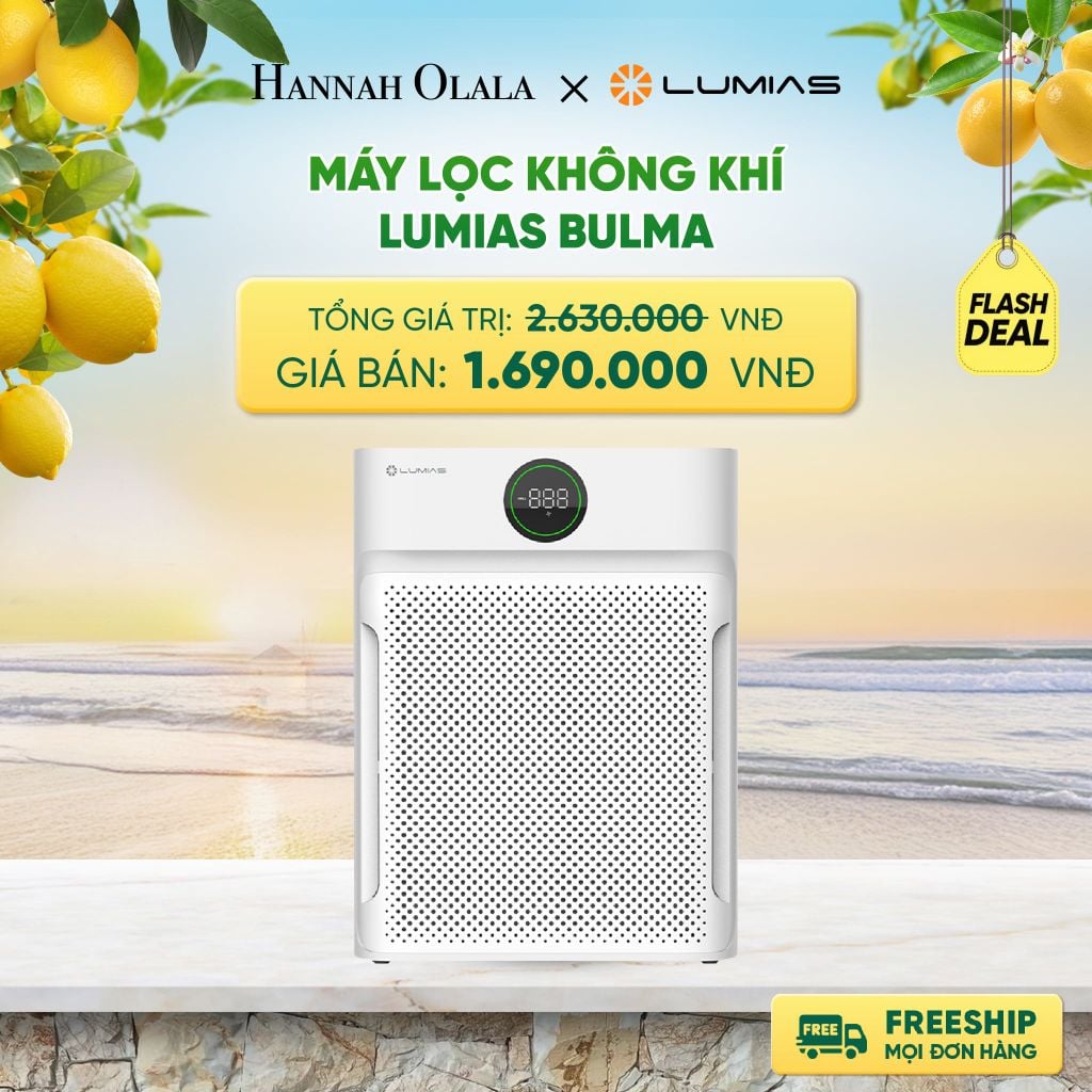  MÁY LỌC KHÔNG KHÍ LUMIAS BULMA DEAL 12: 
