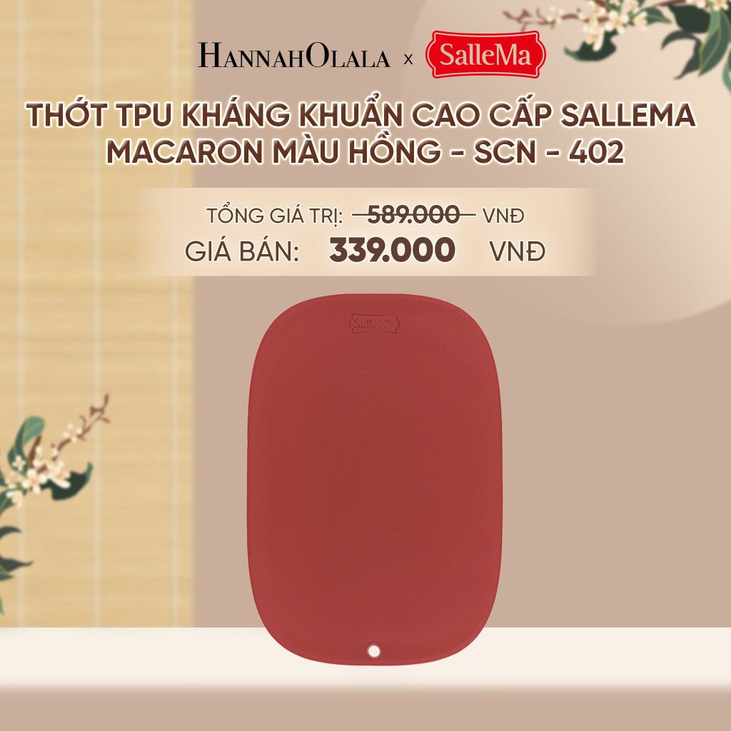  THỚT TPU KHÁNG KHUẨN CAO CẤP SALLEMA MACARON - DEAL 12 - A1979 
