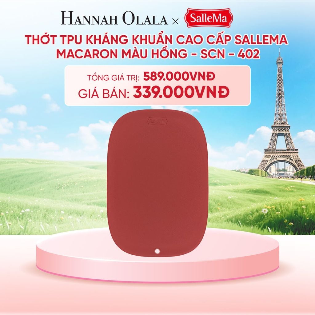  THỚT TPU KHÁNG KHUẨN CAO CẤP SALLEMA MACARON - DEAL 12 - B82 