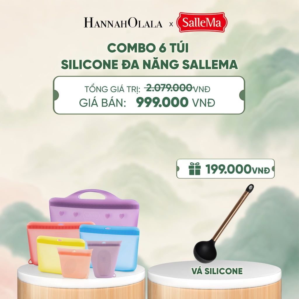  TÚI SILICONE CAO CẤP SALLEMA - DEAL 13 - A2163 
