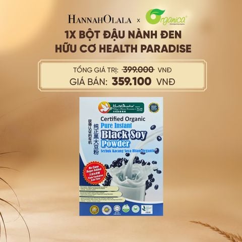  BỘT ĐẬU NÀNH ĐEN HỮU CƠ HEALTH PARADISE - DEAL 12 - E79 