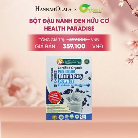  BỘT ĐẬU NÀNH ĐEN HỮU CƠ HEALTH PARADISE - A87 