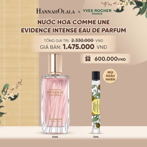  NƯỚC HOA COMME UNE EVIDENCE INTENSE EAU DE PARFUM TẶNG NƯỚC HOA LĂN MÙI NGẪU NHIÊN - A2255 