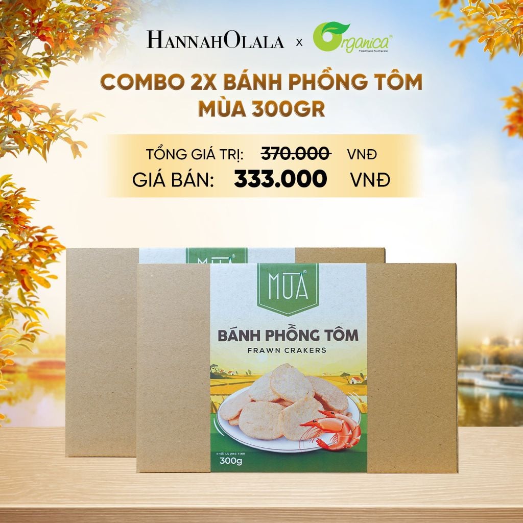  BÁNH PHỒNG TÔM MÙA 300GR - E571 
