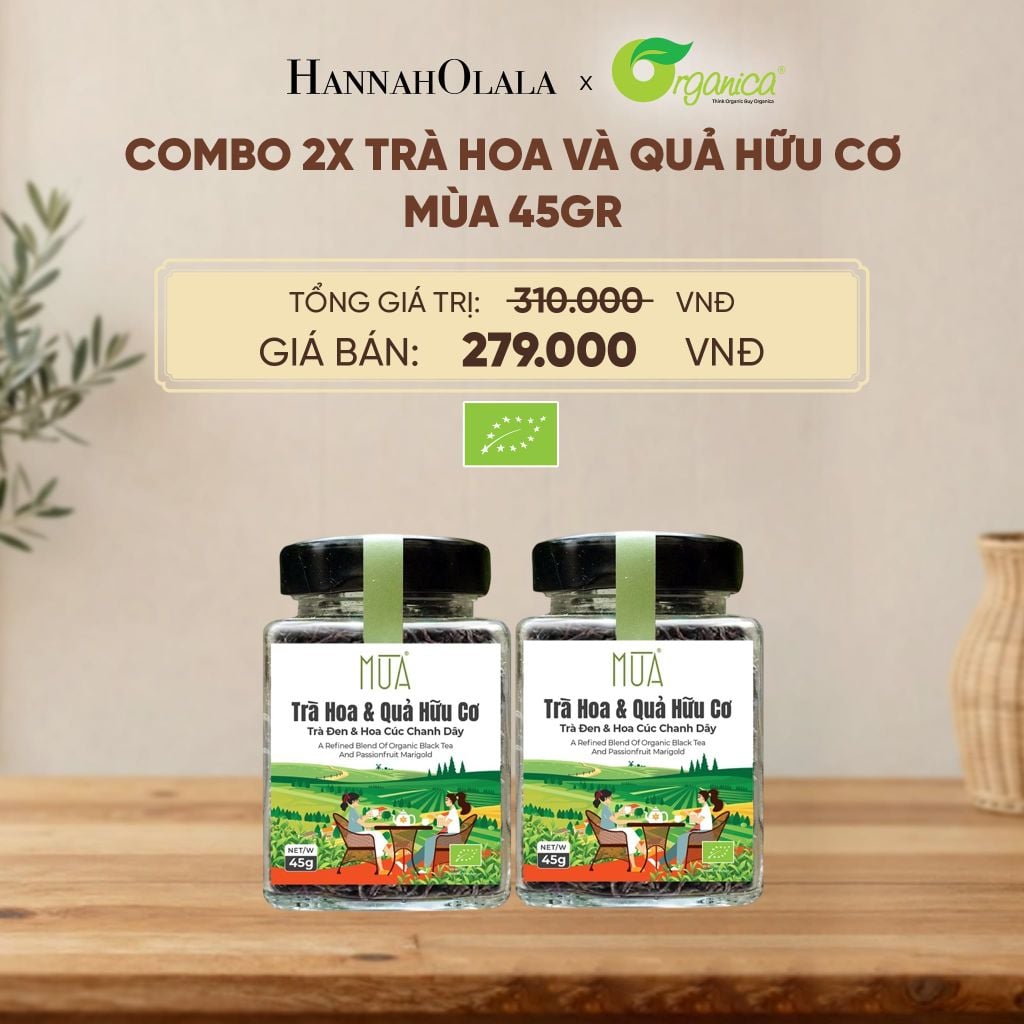  TRÀ HOA VÀ QUẢ HỮU CƠ MÙA 45GR - D268 