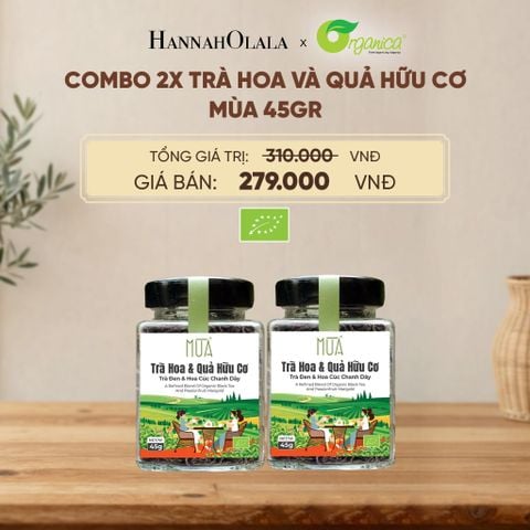  TRÀ HOA VÀ QUẢ HỮU CƠ MÙA 45GR - D268 