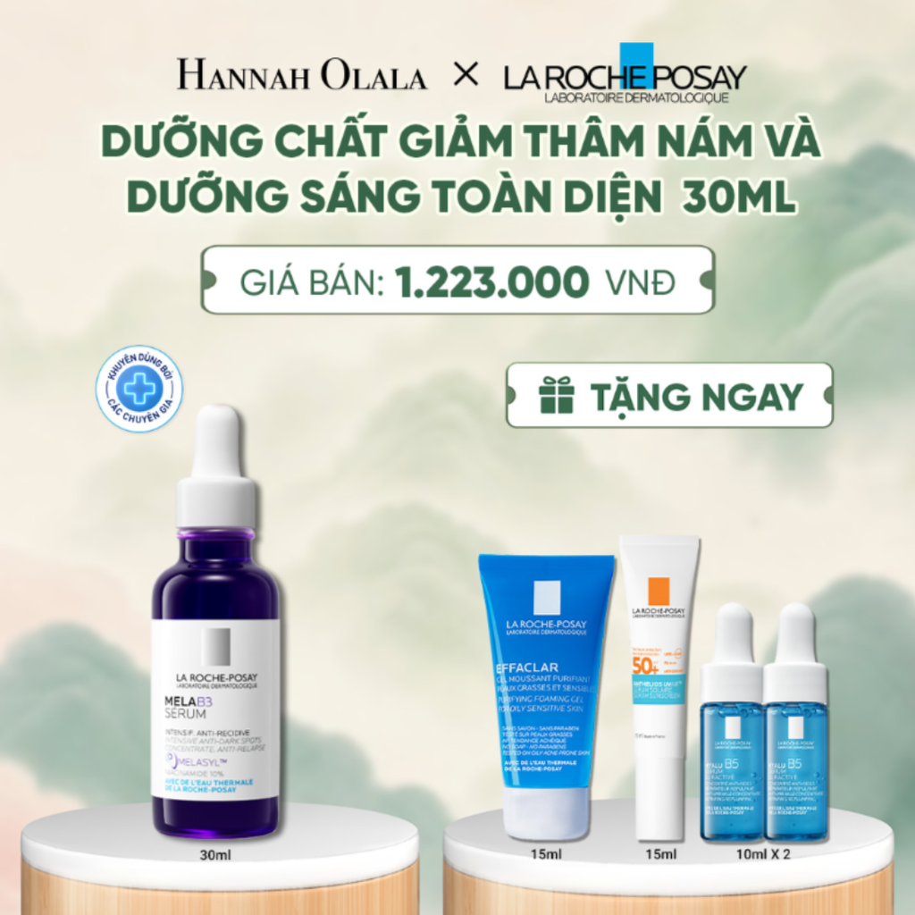  DƯỠNG CHẤT GIẢM THÂM NÁM VÀ DƯỠNG SÁNG LA ROCHE-POSAY MELA B3 SERUM 30ML - A1146 