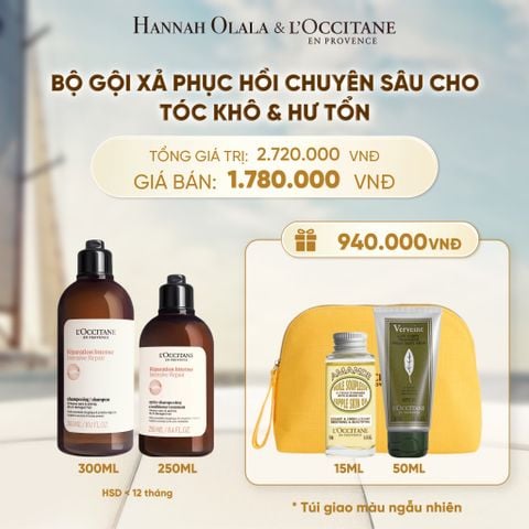  SET GỘI XẢ LOCCITANE PHỤC HỒI TÓC HƯ TỔN - A1831 