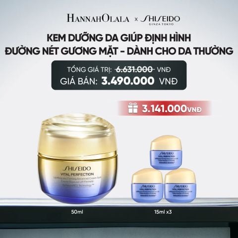  KEM DƯỠNG DA SHISEIDO VITAL PERFECTION UPLIFTING AND FIRMING ADVANCED CREAM 50ML - DEAL 13 - E5 