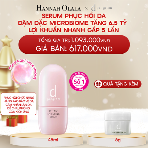  DEAL 12: SERUM GIÚP CẢI THIỆN TÌNH TRẠNG LÃO HÓA SỚM DPROGRAM INTENSE ENRICHING SERUM 45ML 