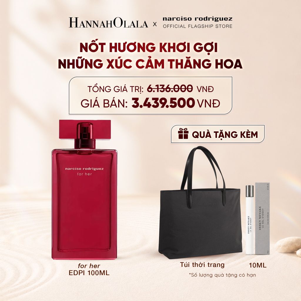  NƯỚC HOA NỮ NARCISO RODRIGUEZ FOR HER EAU DE PARFUM INTENSE 100ML - DEAL 12 