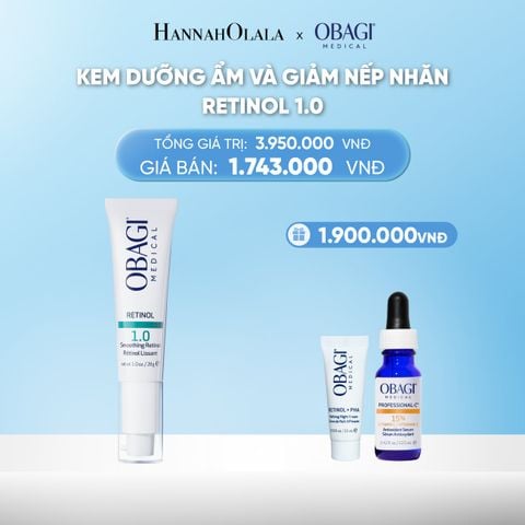  DEAL 12: KEM DƯỠNG ẨM VÀ GIẢM NẾP NHĂN RETINOL 1.0​ 28G 