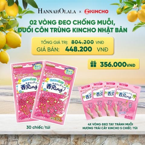  VÒNG ĐEO CHỐNG MUỖI, ĐUỔI CÔN TRÙNG KINCHO NHẬT BẢN - A1416 