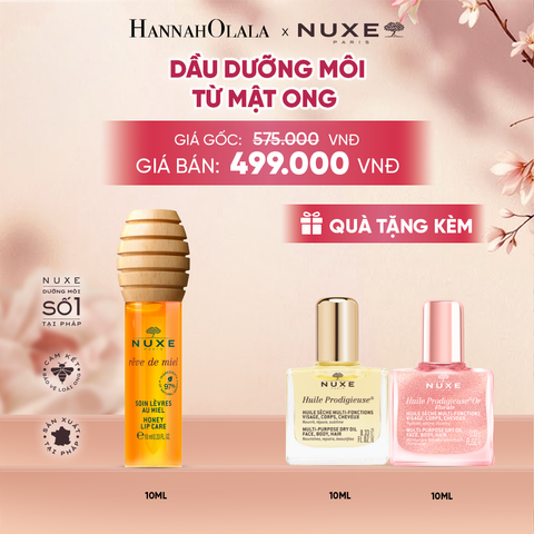  DẦU DƯỠNG MÔI MẬT ONG NUXE REVE DE MIEL HONEY LIP CARE 10ML - A1810 