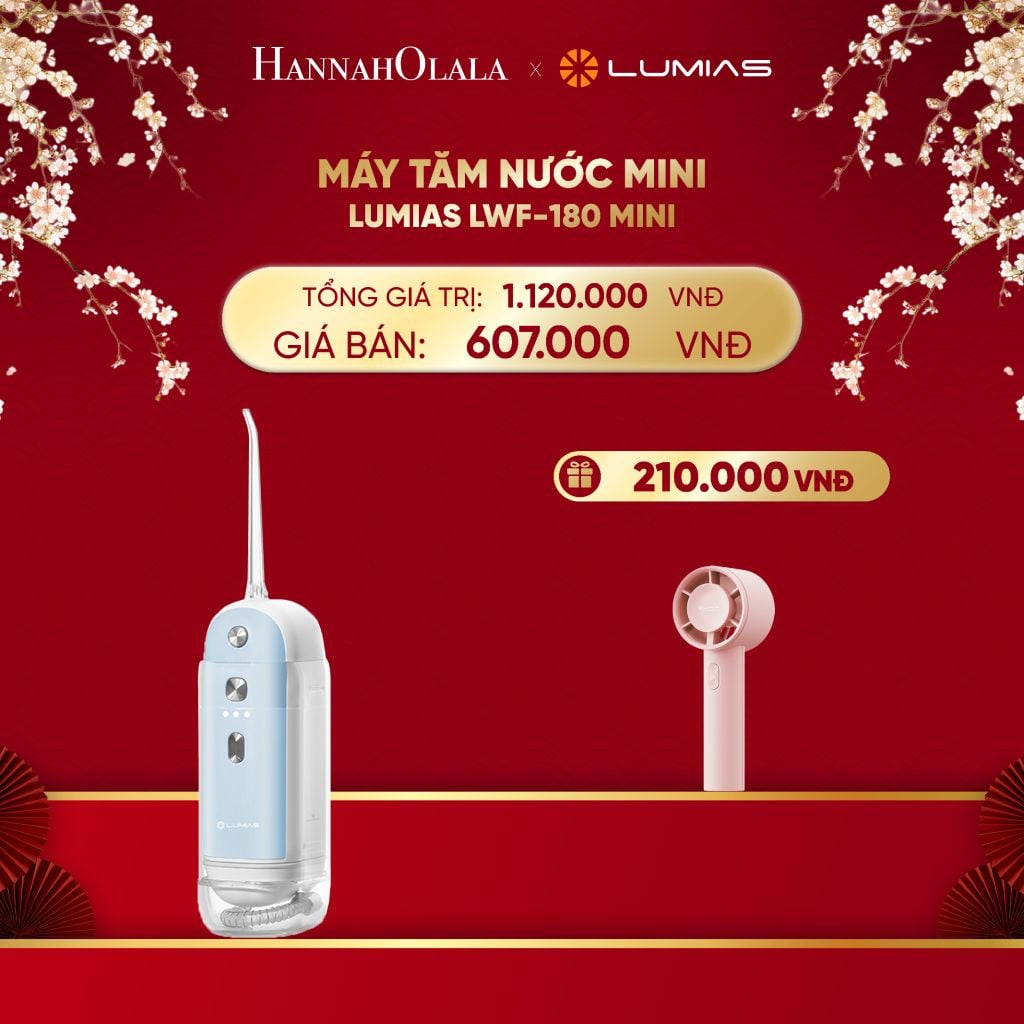  DEAL 12: MÁY TĂM NƯỚC MINI LUMIAS LWF-180 MINI 