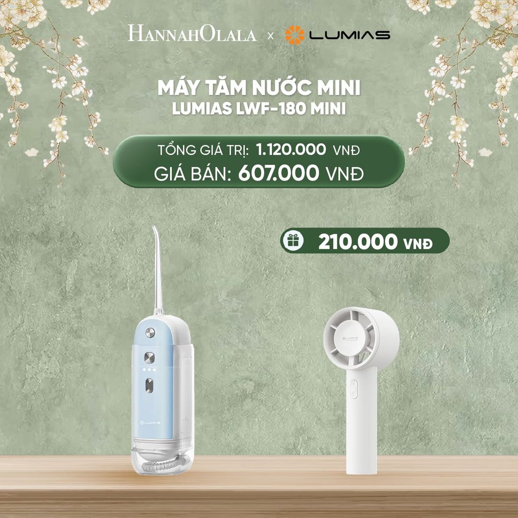  DEAL 12: MÁY TĂM NƯỚC MINI LUMIAS LWF-180 MINI 