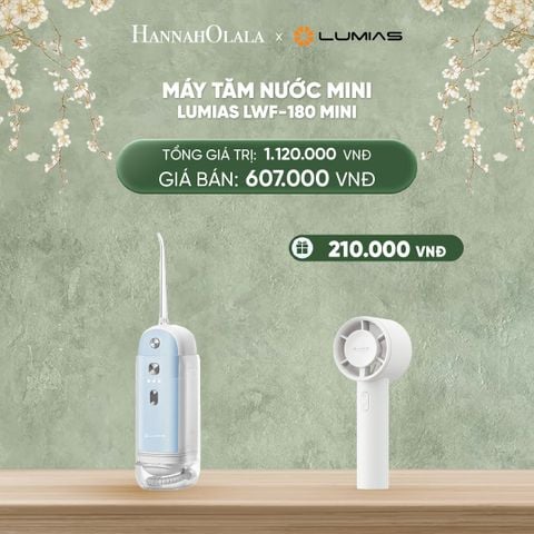  DEAL 12: MÁY TĂM NƯỚC MINI LUMIAS LWF-180 MINI 
