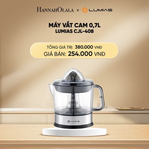  DEAL 12: MÁY VẮT CAM 0,7L LUMIAS CJL-40B 