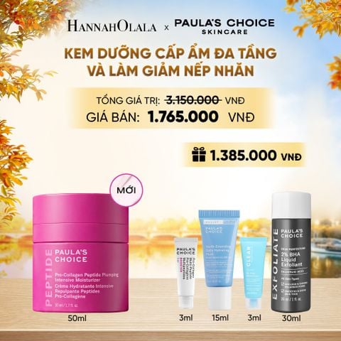  KEM DƯỠNG CẤP ẨM ĐA TẦNG VÀ LÀM GIẢM NẾP NHĂN PRO-COLLAGEN PEPTIDE PLUMPING INTENSIVE MOISTURIZER 50ML + QUÀ TẶNG - DEAL 12 - E23 